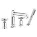 Brizo Invari T67476 Roman Tub Faucet With Handshower - Less Handles