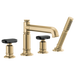 Brizo Invari T67476 Roman Tub Faucet With Handshower - Less Handles