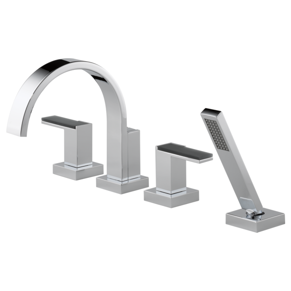 Brizo Siderna:T67480 Roman Tub Faucet with Hand Shower - Less Handles
