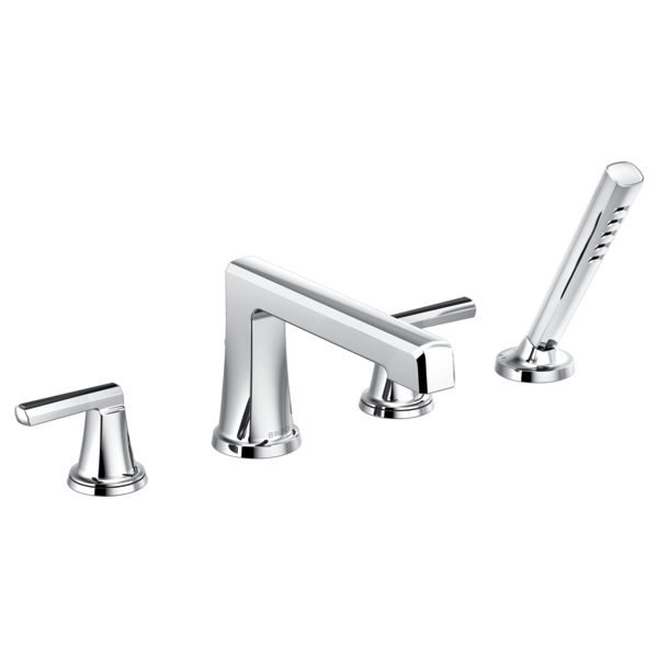 Brizo Levoir: Roman Tub Faucet With Handshower - Less Handles