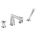 Brizo Levoir: Roman Tub Faucet With Handshower - Less Handles