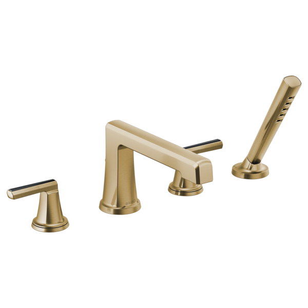 Brizo Levoir: Roman Tub Faucet With Handshower - Less Handles