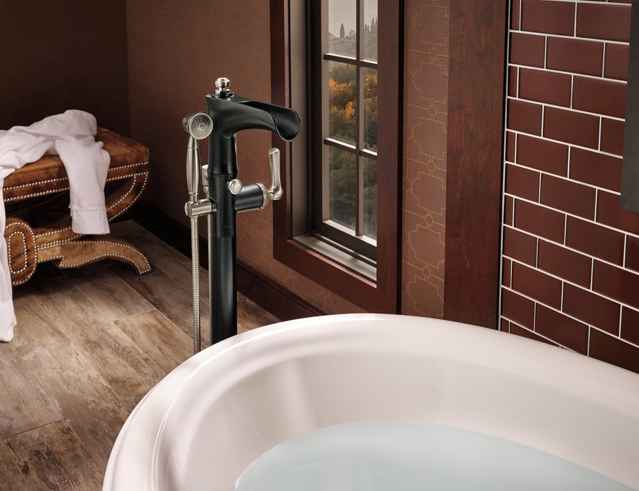Brizo Rook:T70161 Single-Handle Freestanding Tub Filler