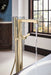 Brizo Levoir: Single-Handle Floor Mount Tub Filler