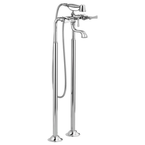 Brizo Rook: Two-Handle Tub Filler Trim Kit with Lever Handles