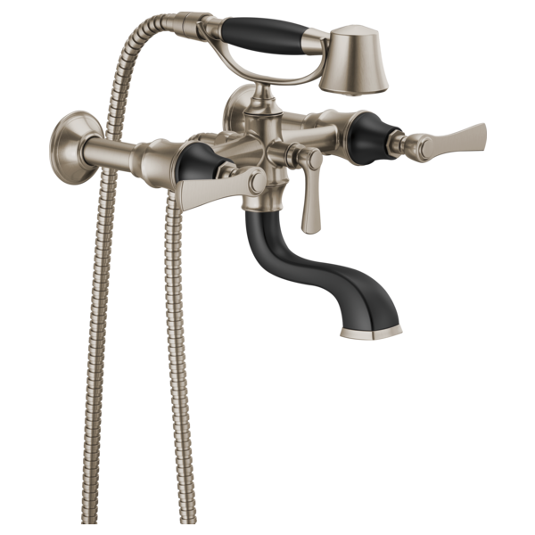 Brizo Rook: Two-Handle Tub Filler Trim Kit with Lever Handles