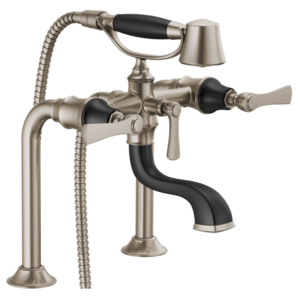 Brizo Rook: Two-Handle Tub Filler Trim Kit with Lever Handles