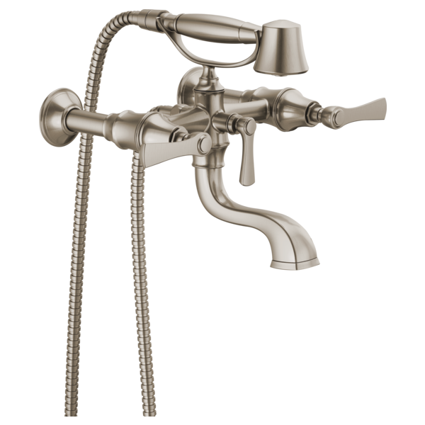 Brizo Rook: Two-Handle Tub Filler Trim Kit with Lever Handles