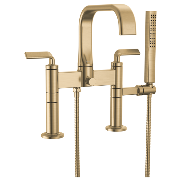 Brizo Allaria: Two-Handle Tub Filler Trim Kit with Twist Lever Handles