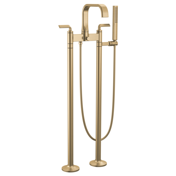 Brizo Allaria: Two-Handle Tub Filler Trim Kit with Twist Lever Handles