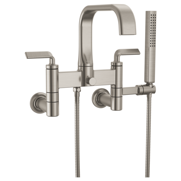 Brizo Allaria: Two-Handle Tub Filler Trim Kit with Twist Lever Handles
