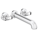 Brizo Kintsu: Two Handle Wall Mount Tub Filler