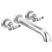 Brizo Litze:T70435 Two-Handle Wall Mount Tub Filler - Less Handles