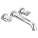Brizo Litze:T70435 Two-Handle Wall Mount Tub Filler - Less Handles