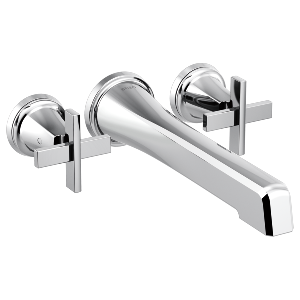 Brizo Levoir: Two-Handle Wall Mount Tub Filler - Less Handles