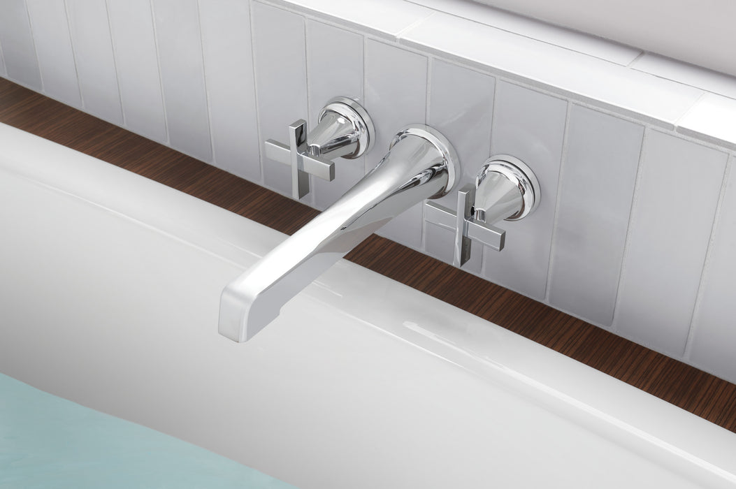 Brizo Levoir: Two-Handle Wall Mount Tub Filler - Less Handles