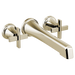 Brizo Levoir: Two-Handle Wall Mount Tub Filler - Less Handles