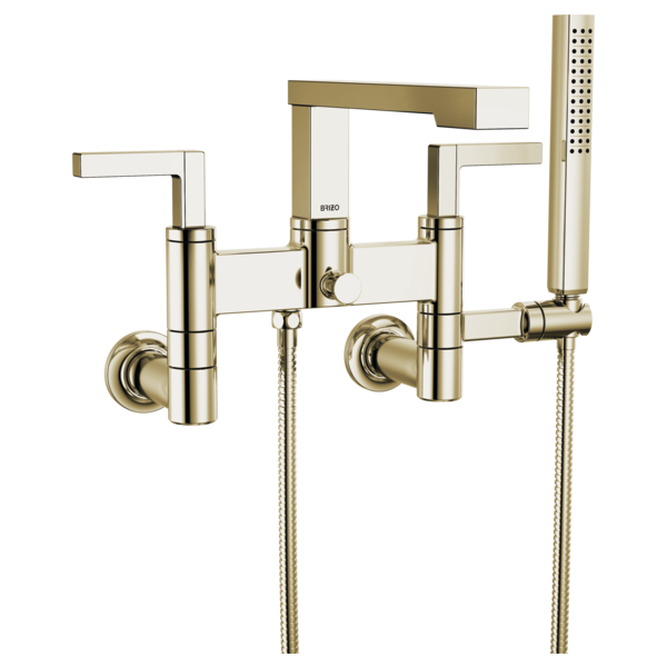 Brizo Kintsu T71764 Wall Mount Tub Filler Unions