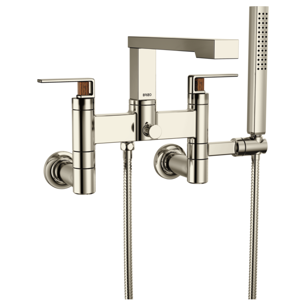 Brizo Kintsu T71764 Wall Mount Tub Filler Unions