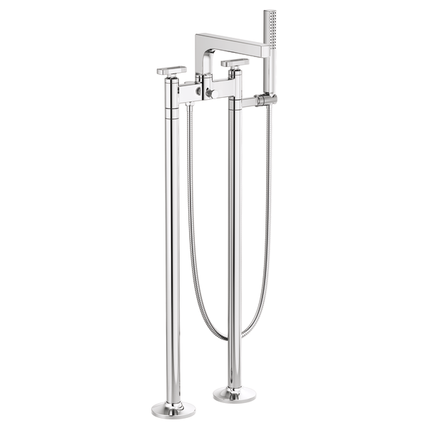 Brizo Kintsu T71766 Floor Mount Tub Filler Unions
