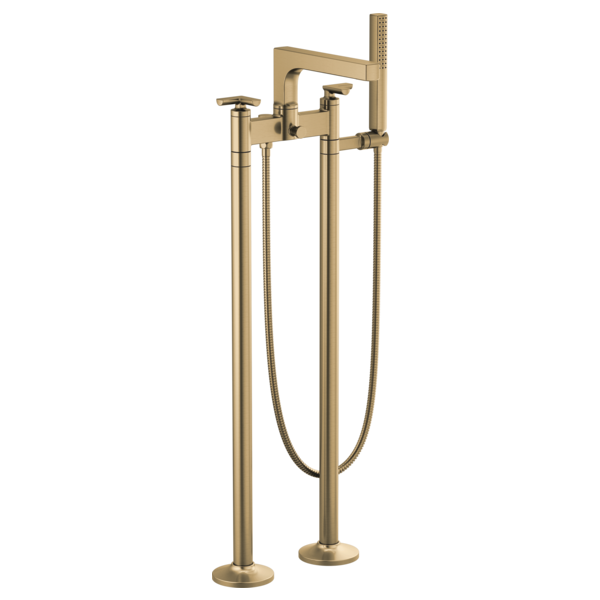 Brizo Kintsu T71766 Floor Mount Tub Filler Unions