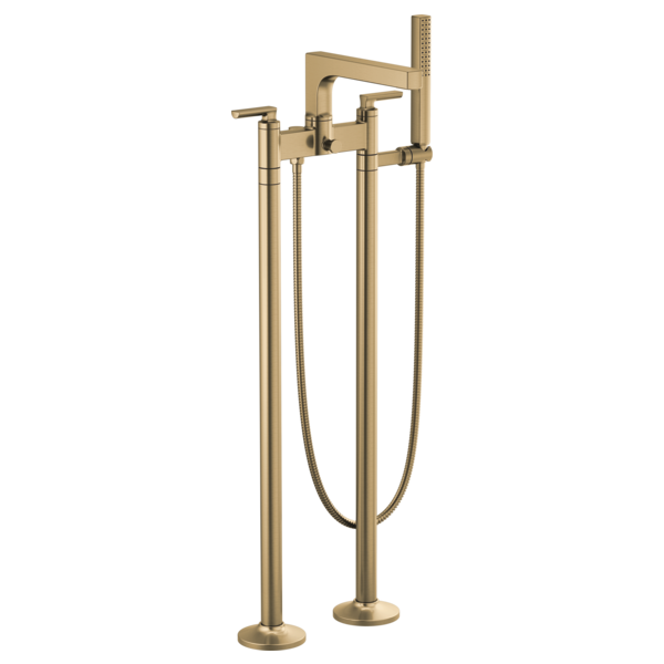 Brizo Kintsu T71766 Floor Mount Tub Filler Unions