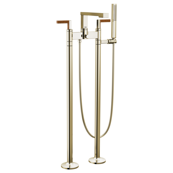 Brizo Kintsu T71766 Floor Mount Tub Filler Unions