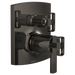 Brizo Kintsu: TempAssure Thermostatic Valve Trim with Integrated 3-Function Diverter Trim - Less Handles