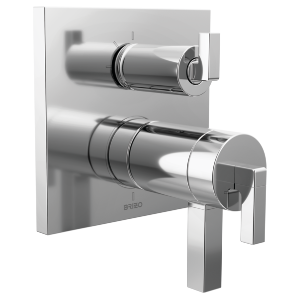 Brizo Frank Lloyd Wright T75522 TempAssure Thermostatic Valve with 3-Function Integrated Diverter Trim - Less Handles