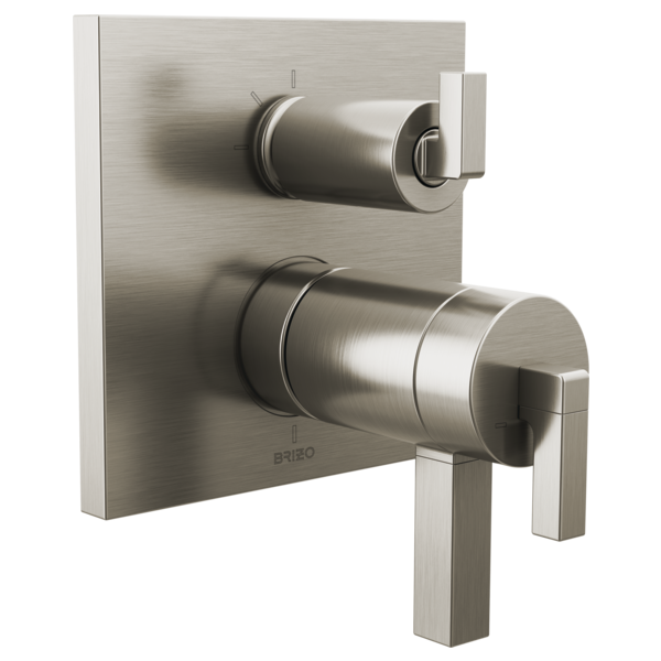 Brizo Frank Lloyd Wright T75522 TempAssure Thermostatic Valve with 3-Function Integrated Diverter Trim - Less Handles