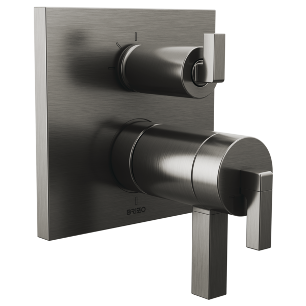 Brizo Frank Lloyd Wright T75522 TempAssure Thermostatic Valve with 3-Function Integrated Diverter Trim - Less Handles