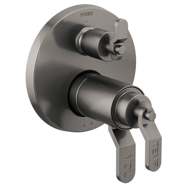 Brizo Litze T75535 TempAssure Thermostatic Valve with 3-Function Diverter Trim - Less Handles