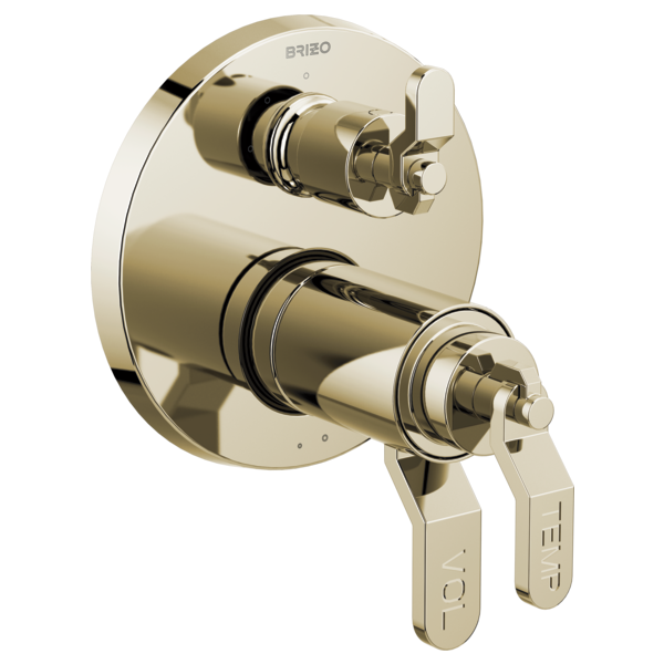 Brizo Litze T75535 TempAssure Thermostatic Valve with 3-Function Diverter Trim - Less Handles