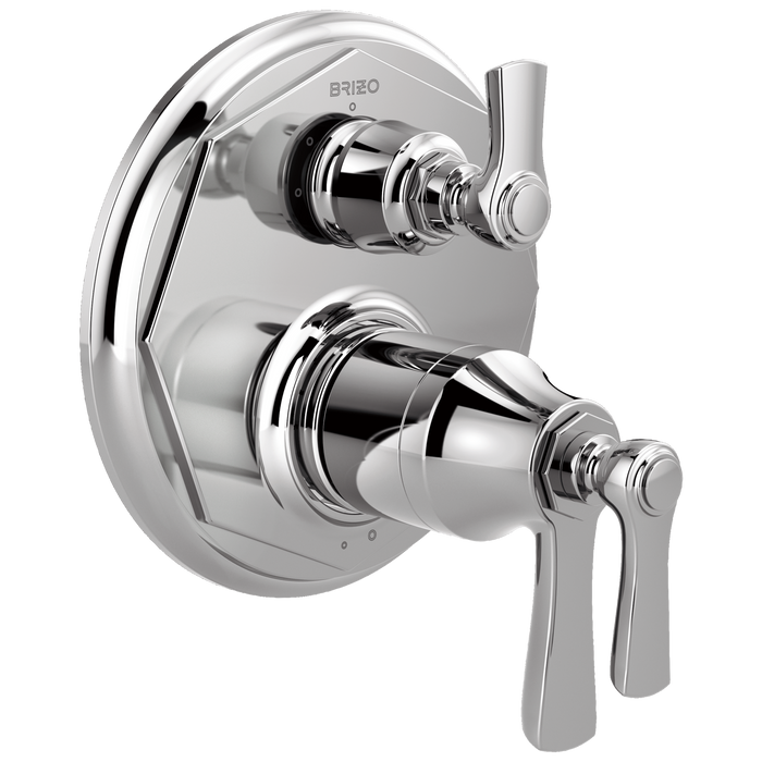 Brizo Rook:T75561 TempAssure Thermostatic Valve with 3-Function Diverter Trim
