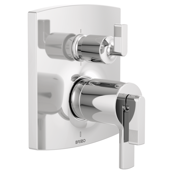 Brizo Kintsu T75606 TempAssure Thermostatic Valve Trim with Integrated 6-Function Diverter Trim - Less Handles
