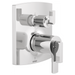 Brizo Kintsu T75606 TempAssure Thermostatic Valve Trim with Integrated 6-Function Diverter Trim - Less Handles