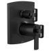 Brizo Kintsu: TempAssure Thermostatic Valve Trim with Integrated 6-Function Diverter Trim - Less Handles