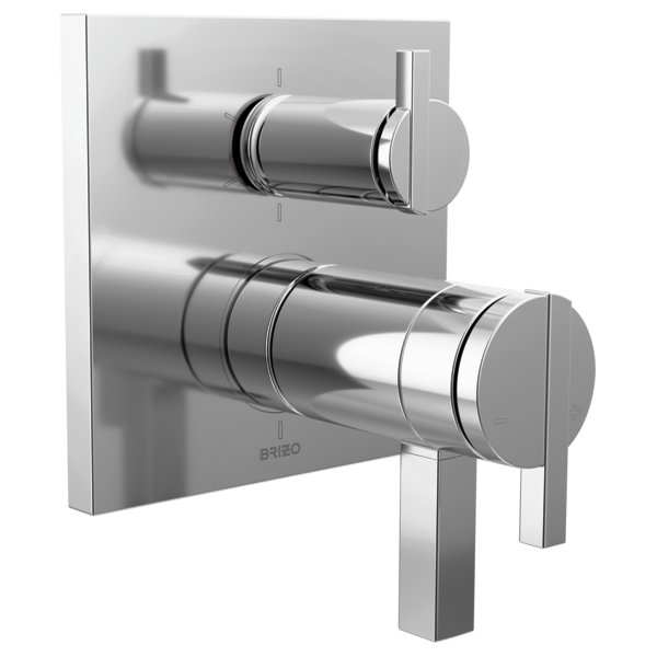 Brizo Frank Lloyd Wright T75622 TempAssure Thermostatic Valve with 6-Function Integrated Diverter Trim - Less Handles