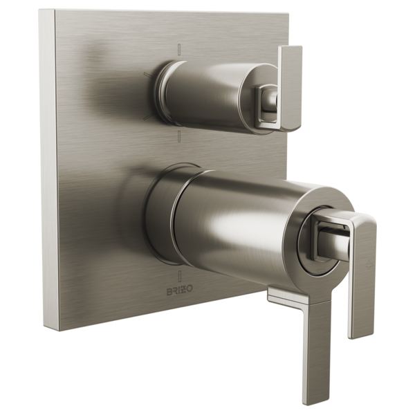 Brizo Frank Lloyd Wright T75622 TempAssure Thermostatic Valve with 6-Function Integrated Diverter Trim - Less Handles