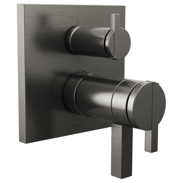 Brizo Frank Lloyd Wright T75622 TempAssure Thermostatic Valve with 6-Function Integrated Diverter Trim - Less Handles