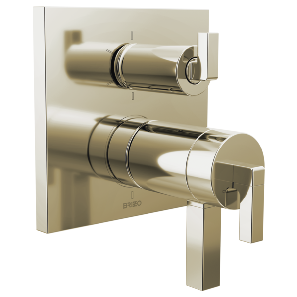 Brizo Frank Lloyd Wright T75622 TempAssure Thermostatic Valve with 6-Function Integrated Diverter Trim - Less Handles