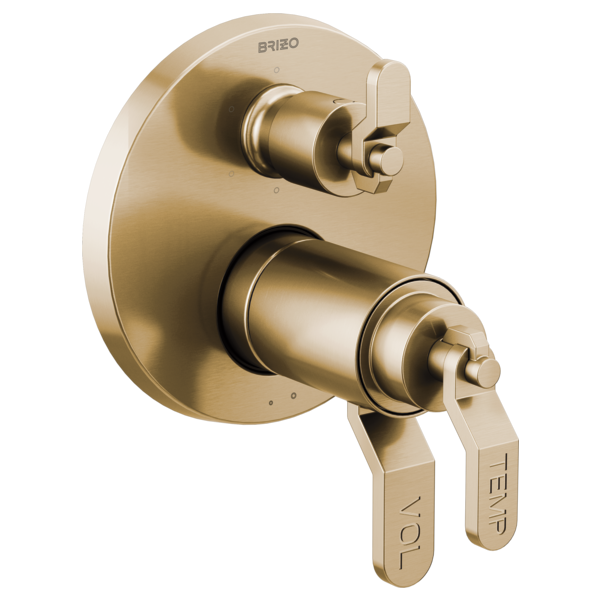 Brizo Litze: TEMPASSURE THERMOSTATIC VALVE WITH 6-FUNCTION DIVERTER TRIM - Less Handles