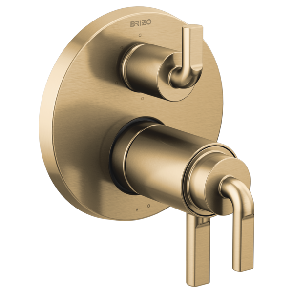 Brizo Litze: TEMPASSURE THERMOSTATIC VALVE WITH 6-FUNCTION DIVERTER TRIM - Less Handles