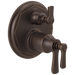 Brizo Rook T75661 TempAssure Thermostatic Valve with 6-Function Diverter Trim