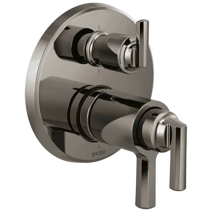 Brizo Levoir: Tempassure Thermostatic Valve With Integrated 6-Function Diverter Trim