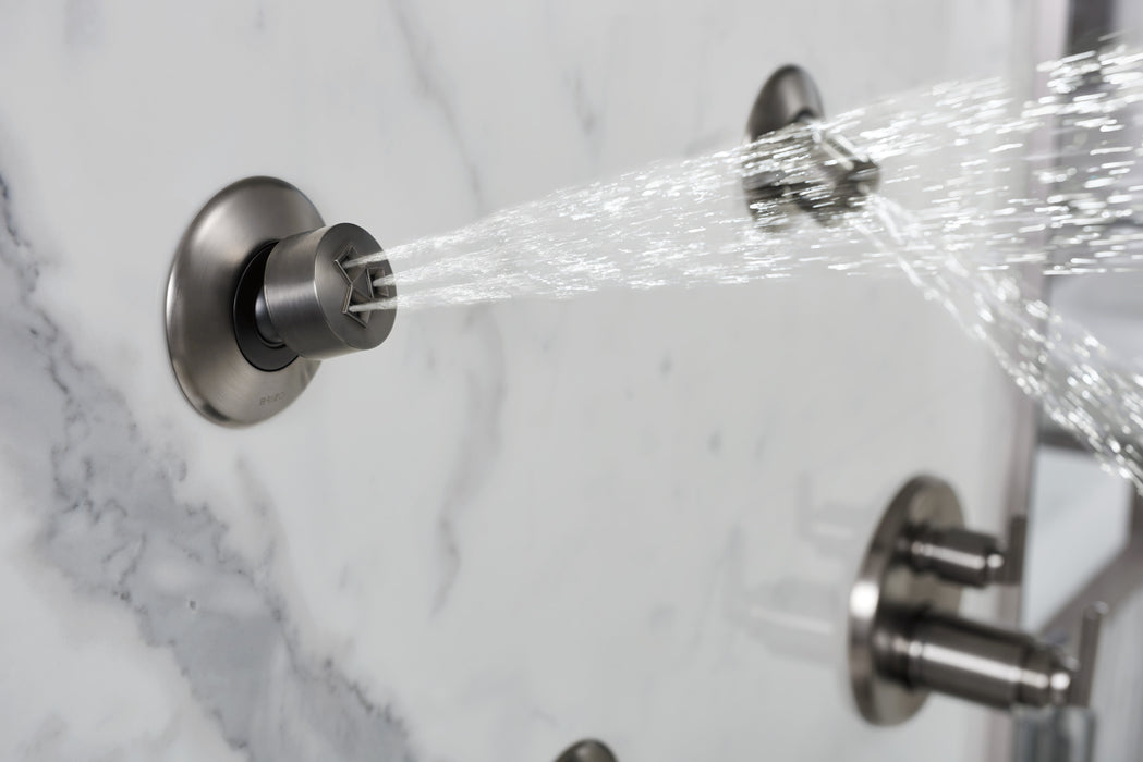 Brizo Levoir: Tempassure Thermostatic Valve With Integrated 6-Function Diverter Trim
