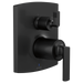 Brizo Kintsu: Pressure Balance Valve Trim with Integrated 3-Function Diverter Trim - Less Handles