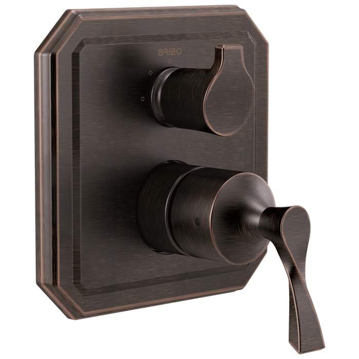 Brizo Virage:T75P530 Pressure Balance Valve with Integrated 3-Function Diverter Trim