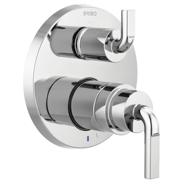 Brizo Litze: Pressure Balance Valve with Integrated 3-Function Diverter Trim - Less Handles