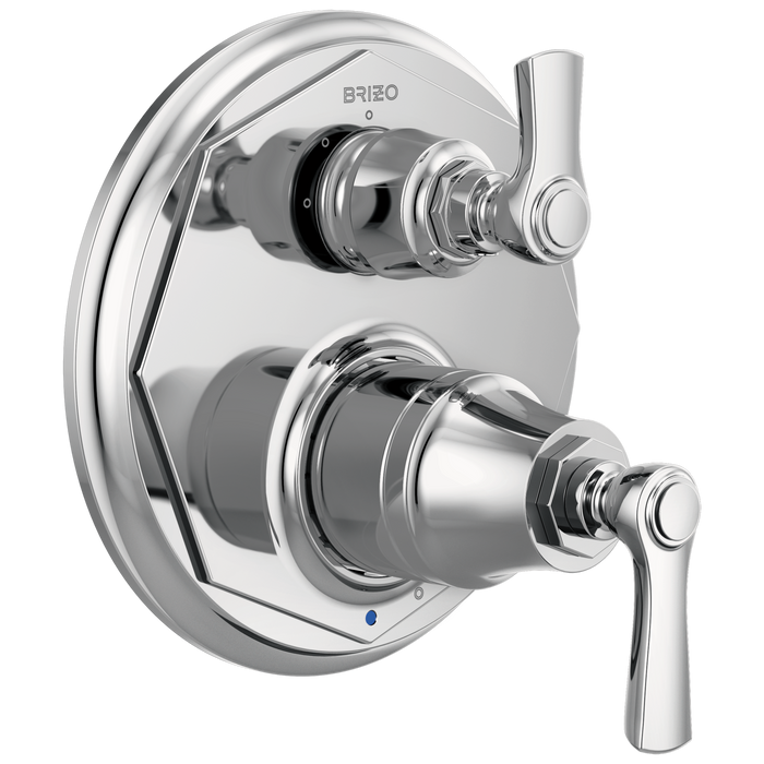 Brizo Rook:T75P560 Pressure Balance Valve with Integrated 3-Function Diverter Trim